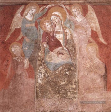  enfant - Vierge à l’Enfant avec des anges siennois Francesco di Giorgio